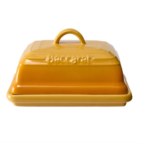 Baccarat Le Connoisseur Stoneware Butter Dish 16cm